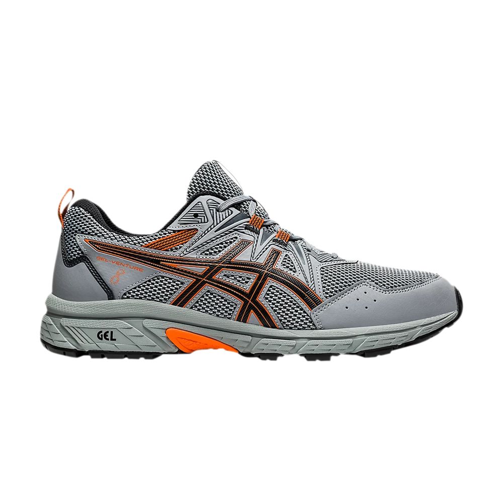 Pre-owned Asics Gel Venture 8 4e Extra Wide 'sheet Rock Habanero' In Grey