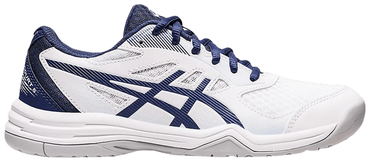 Asics Wmns Upcourt 5 White Deep Ocean