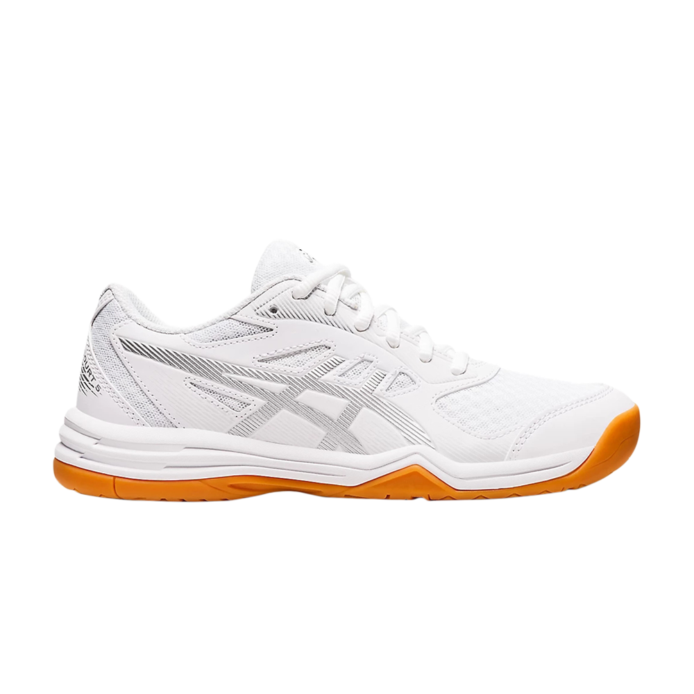 Pre-owned Asics Wmns Upcourt 5 'white Pure Silver Gum'