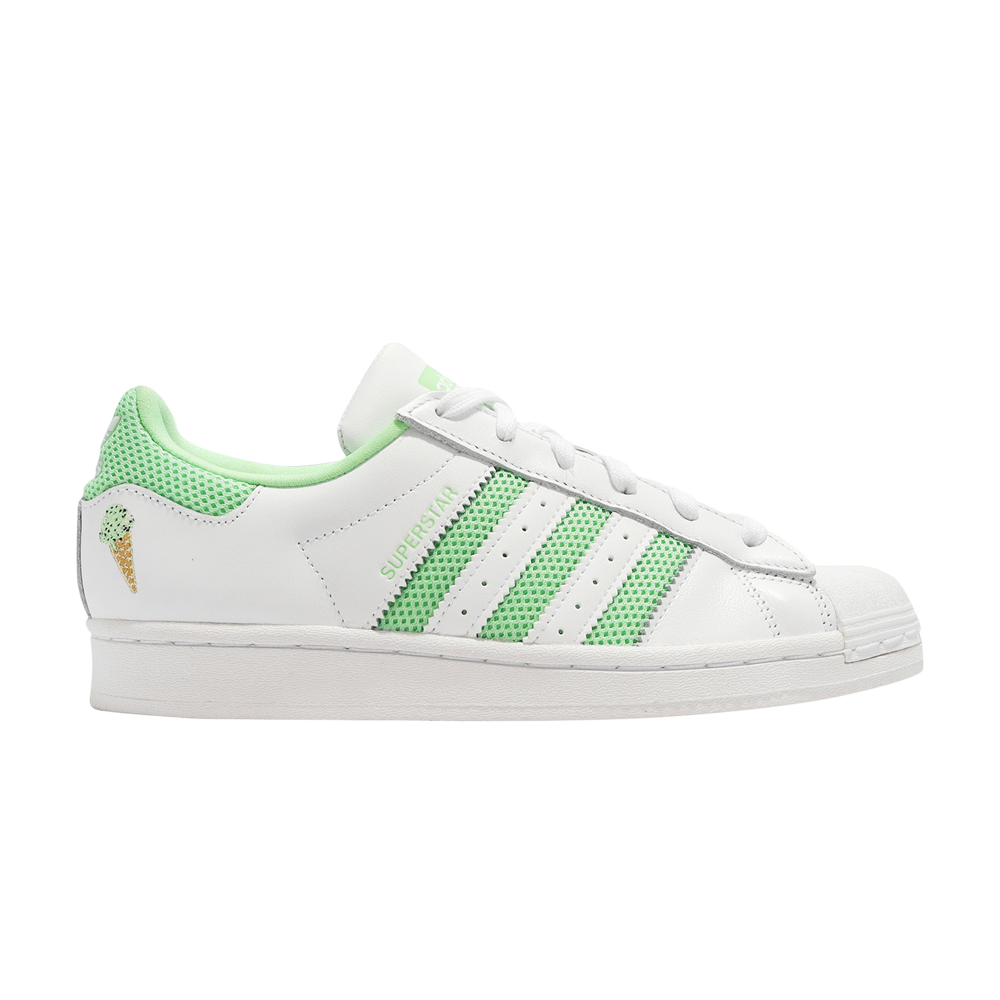 Pre-owned Adidas Originals Wmns Superstar 'white Glory Mint'