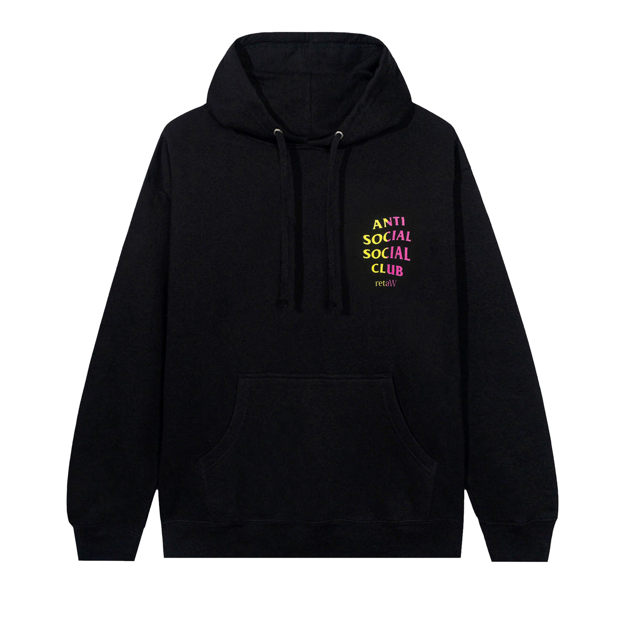 Anti Social Social Club x retaW Hoodie 'Black' | Men's Size 2XL