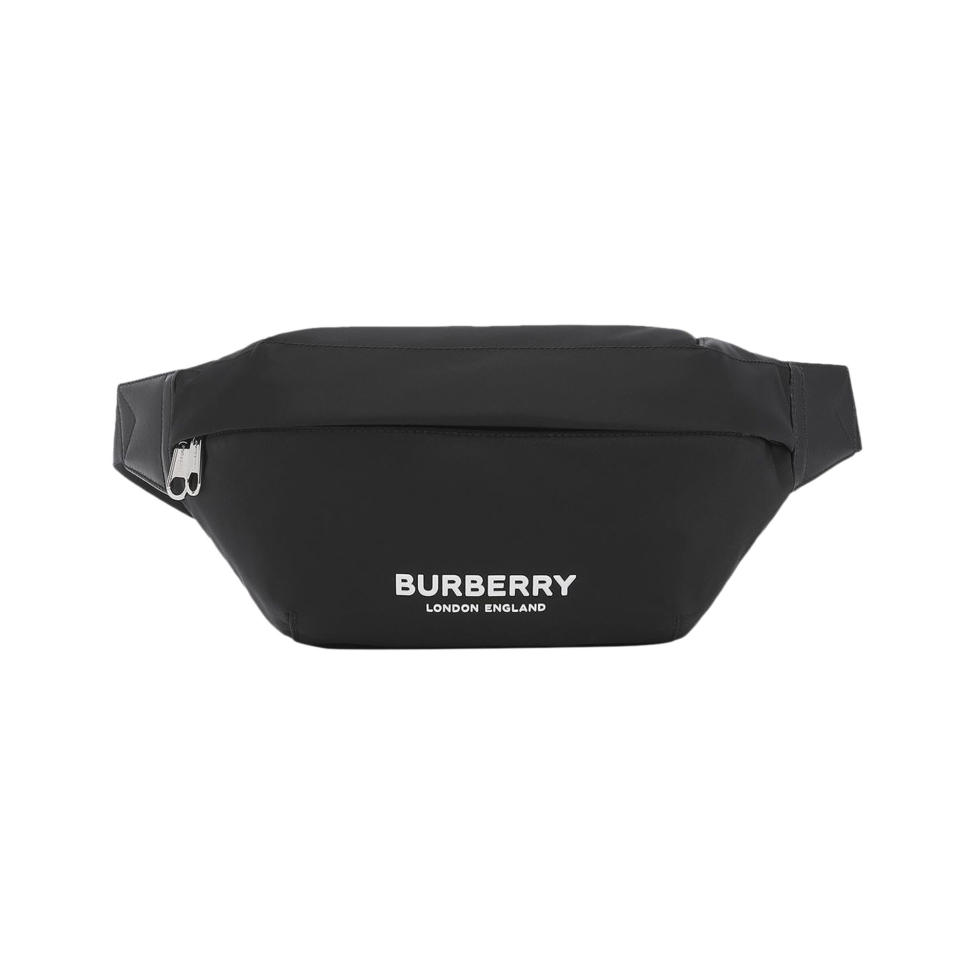 Pre-owned Burberry Logo Print Nylon Sonny Bum Bag 'black'