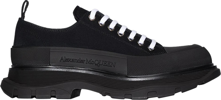 Buy Alexander McQueen Tread Slick Lace Up 'Triple Black' - 705660 W4MV2 ...