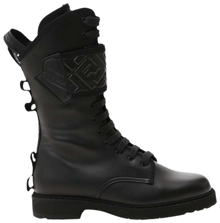 Fendi lace up boots clearance