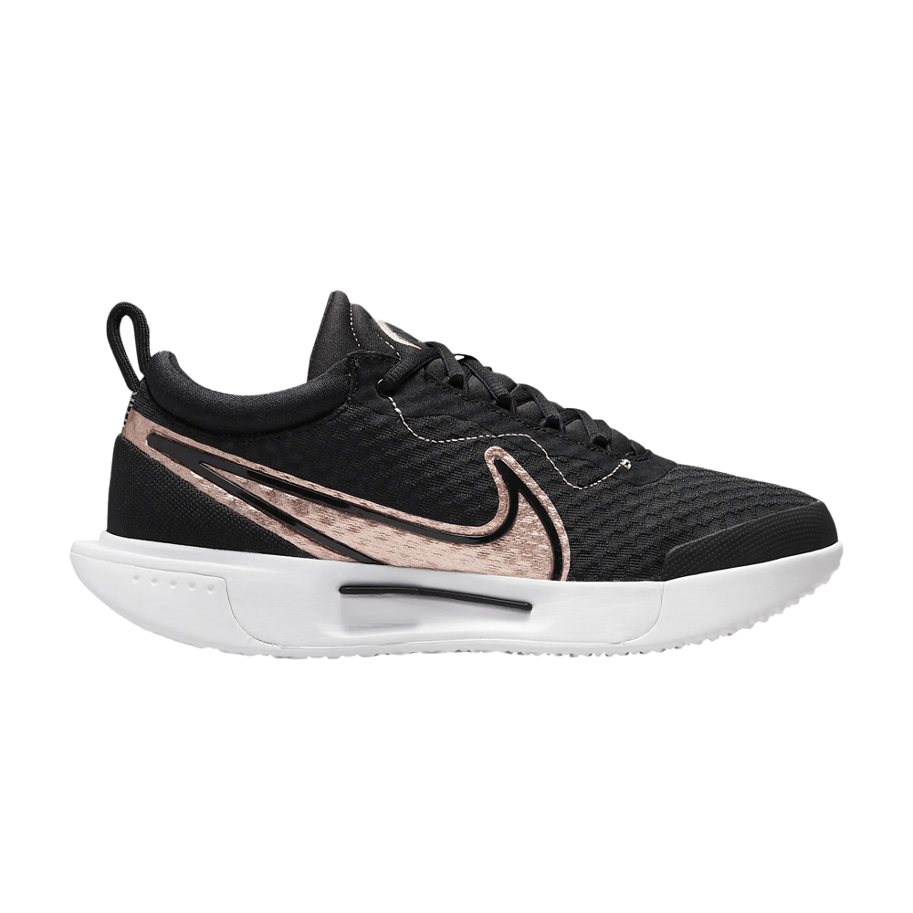 Pre-owned Nike Wmns Court Zoom Pro 'black Metallic Red Bronze'