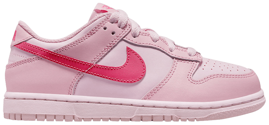 pink dunks triple