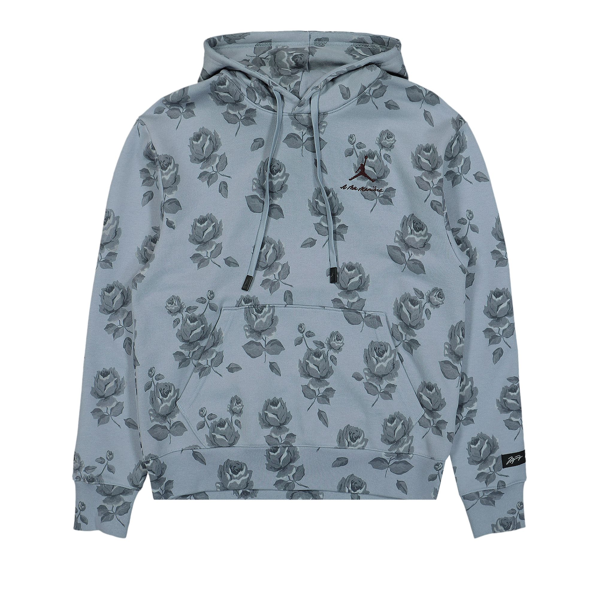 Air Jordan x A Ma Manière All Over Print Fleece Hoodie 'Obsidian Mist' | Blue | Men's Size XL