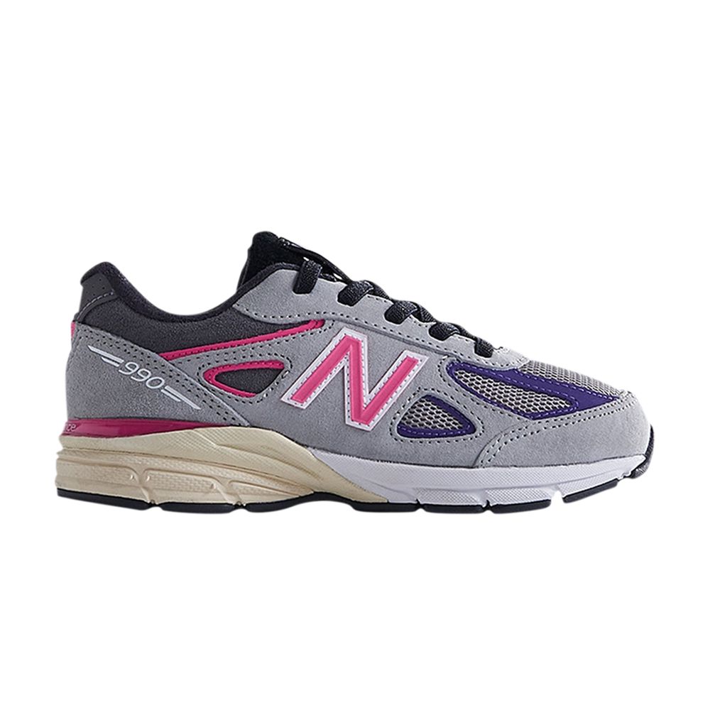 Pre-owned New Balance Kith X United Arrows & Sons X 990v4 Little Kid | Grey | Kid's Size 2