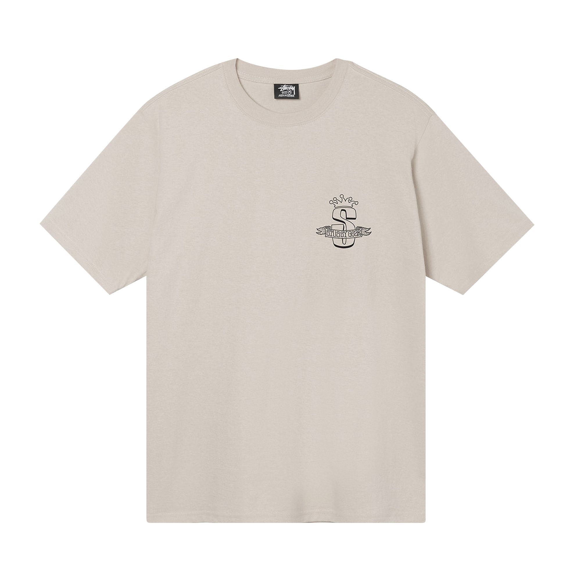 Stussy Gear Banner Tee 'Smoke' | Grey | Men's Size L