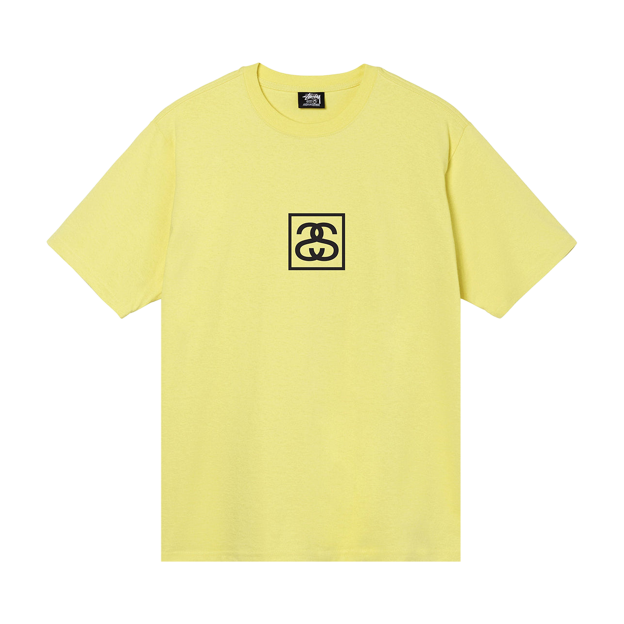 Pre-owned Stussy Squared Tee 'yellow'