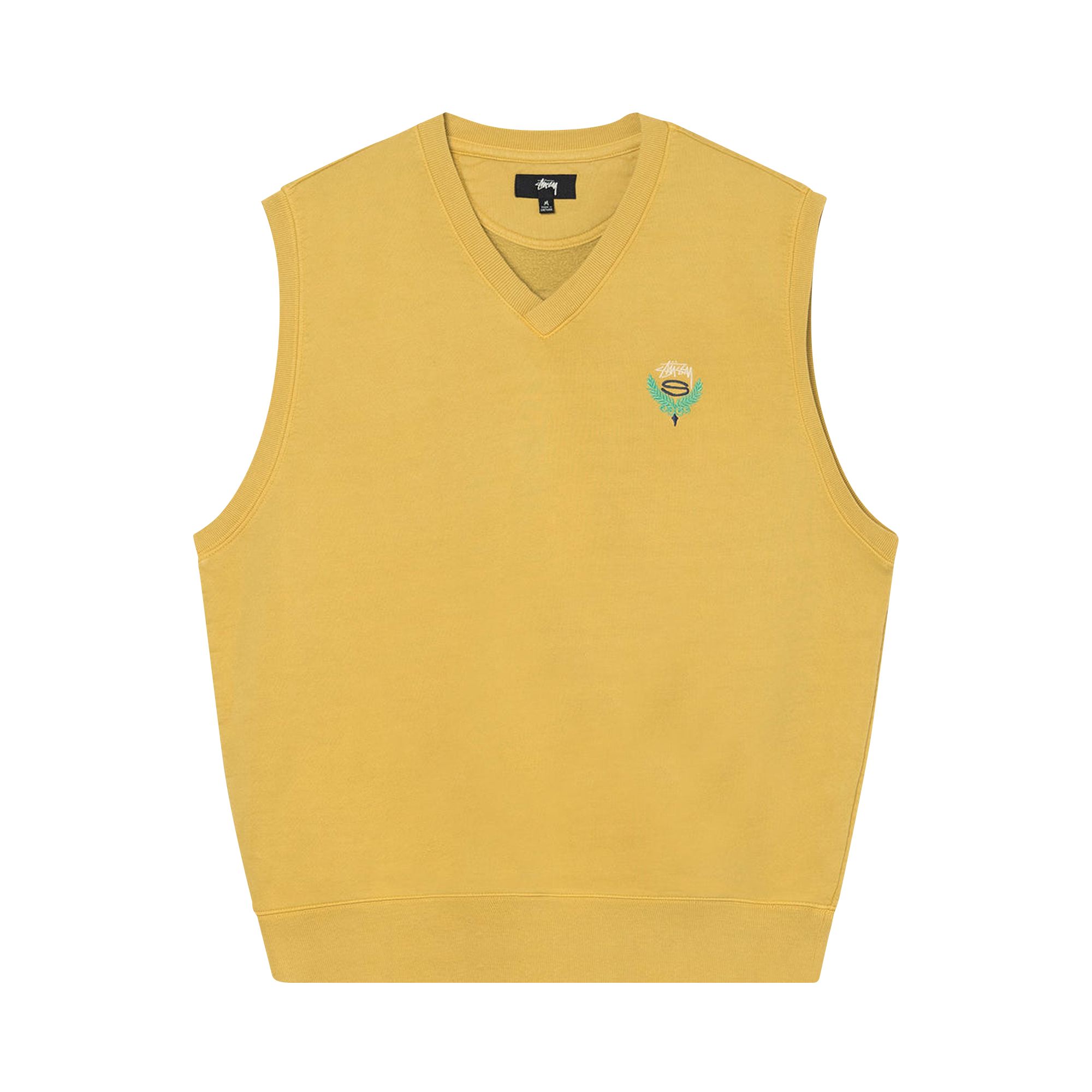 Stussy Fleece Vest 'Yellow' | Men's Size L