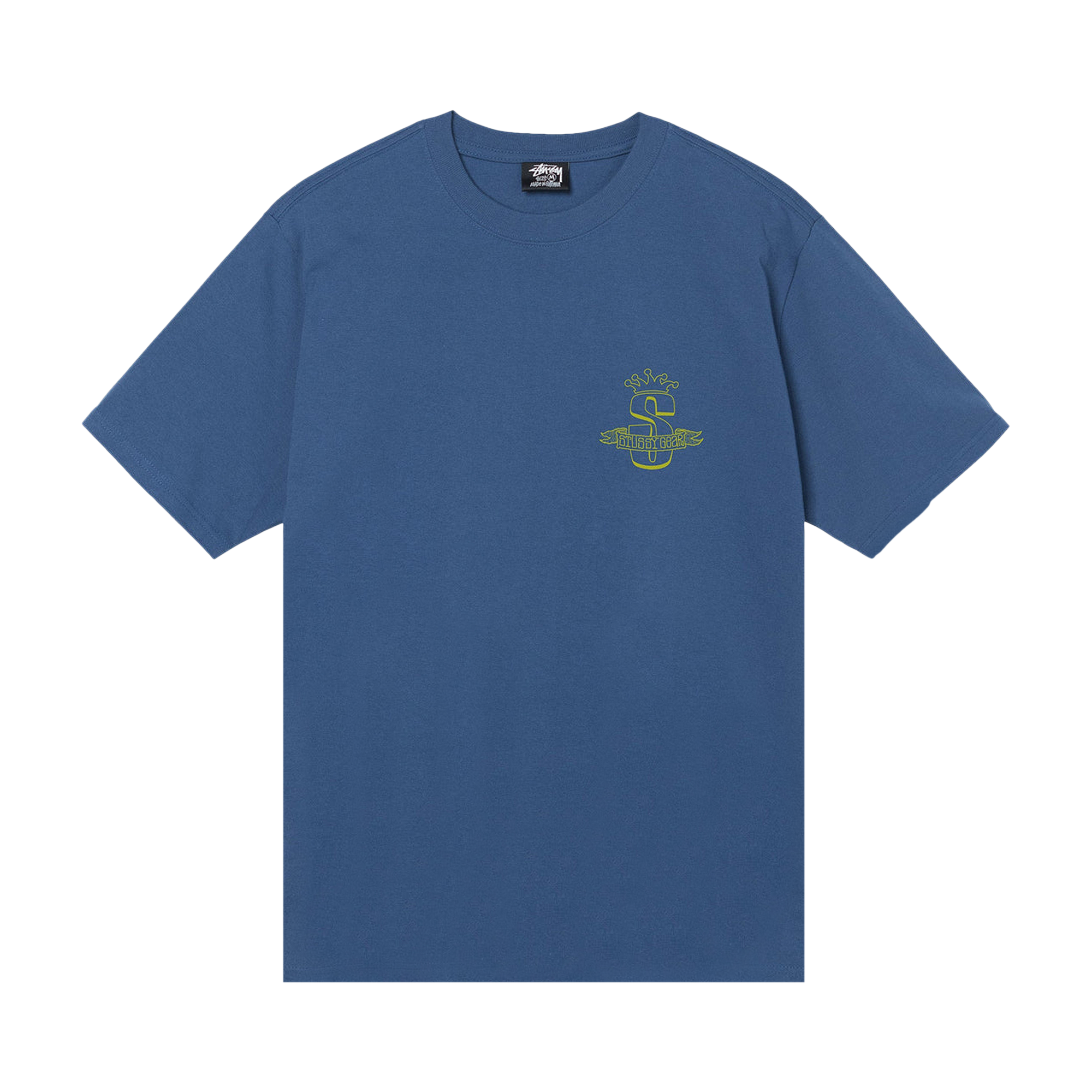 Pre-owned Stussy Gear Banner Tee 'midnight' In Blue