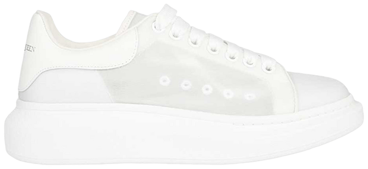 Alexander McQueen Oversized Sneaker White Nylon