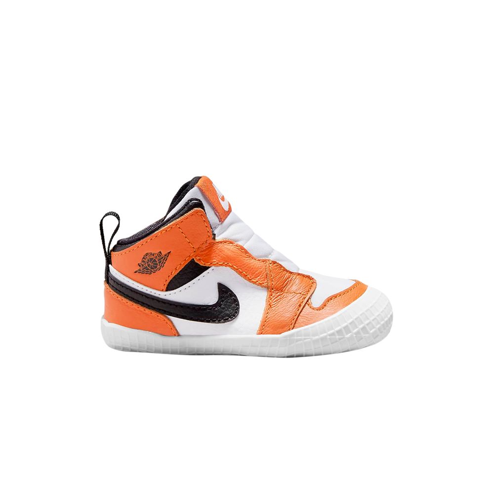 Pre-owned Air Jordan 1 Crib Bootie 'shattered Backboard Away' | Orange | Infant Size 4