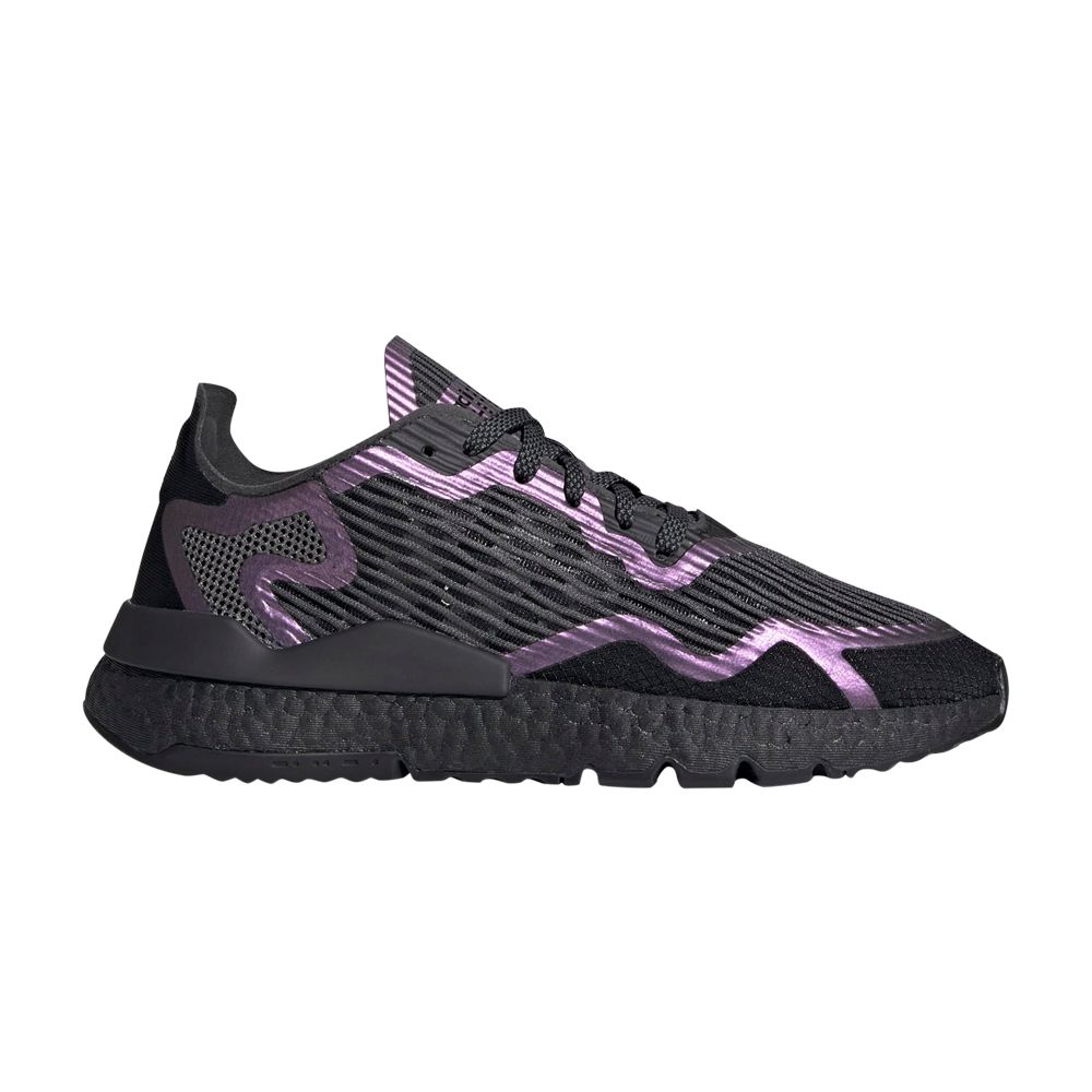 ADIDAS ORIGINALS NITE JOGGER FLUID 'BLACK PURPLE'