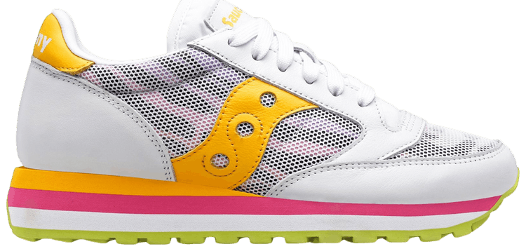 Saucony Wmns Jazz Triple Zebra White Yellow