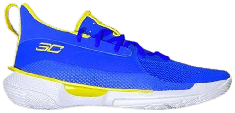 Curry 7 top blue and yellow
