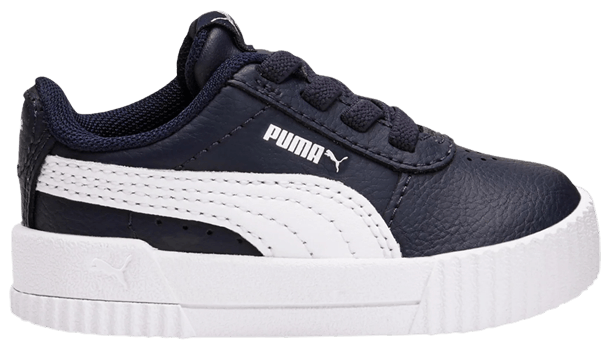 Puma Carina Leather Infant Peacoat White