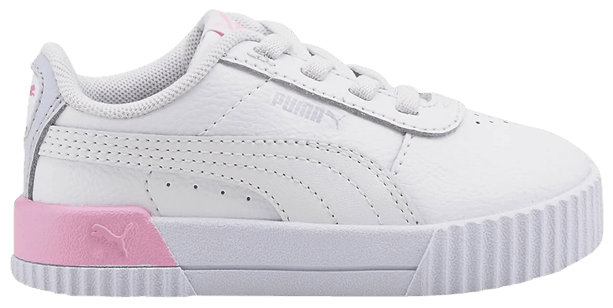 Puma Carina Leather Infant White Arctic Ice