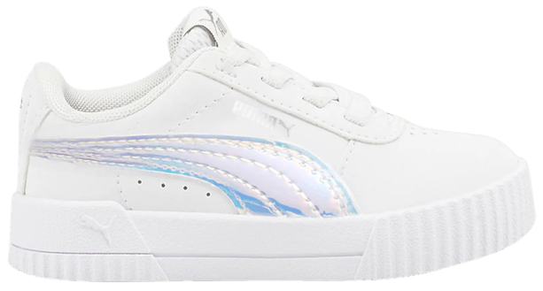 Puma Carina Holo Infant White Silver