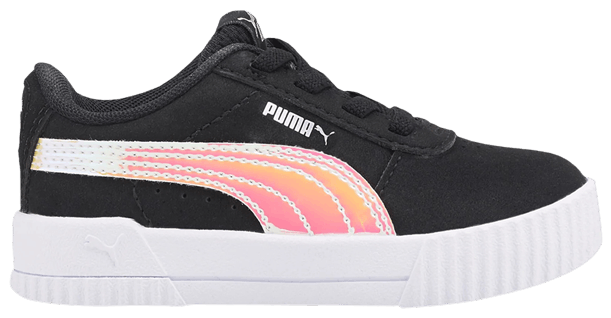 Puma Carina Holo Infant Black Silver