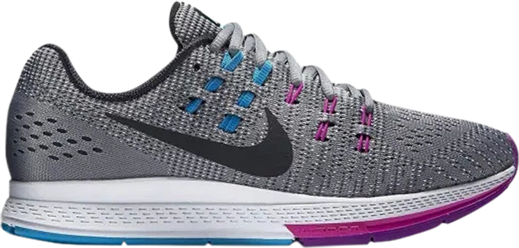 Wmns Air Zoom Structure 19 'Cool Grey Fuchsia Flash'