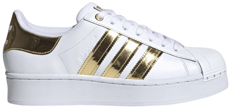 White and gold superstar clearance
