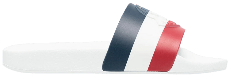 Moncler Wmns Jeanne Slide 'White Tricolor'