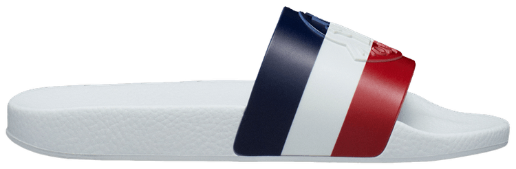 Moncler Wmns Jeanne Slide White Tricolor