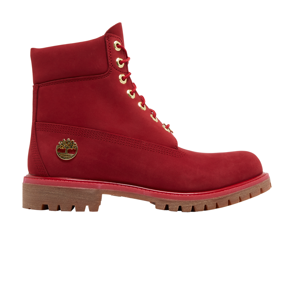 Pre-owned Timberland 6 Inch Premium Boot 'dark Red'