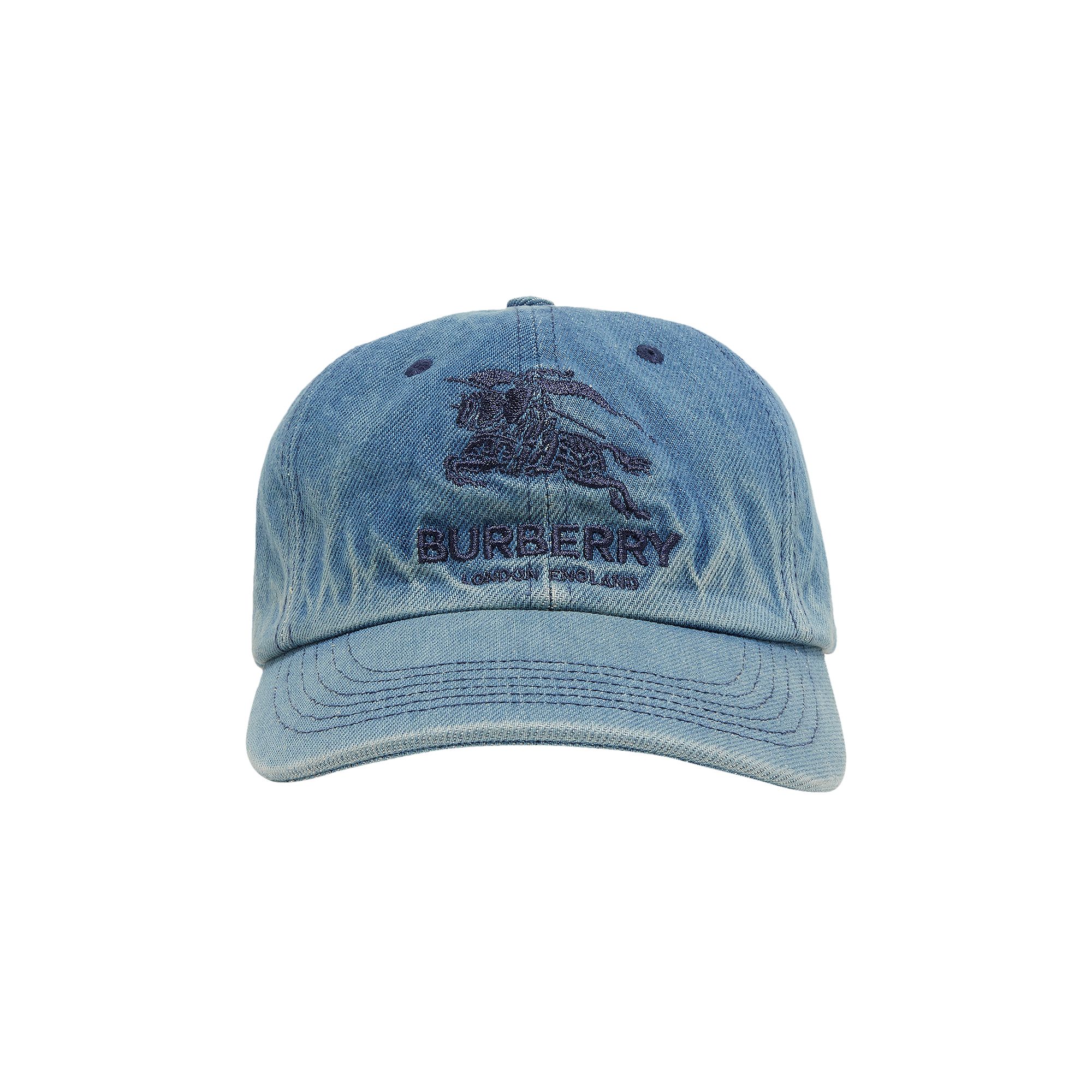 Supreme x Burberry Denim 6-Panel 'Blue' | Men's Size Onesize