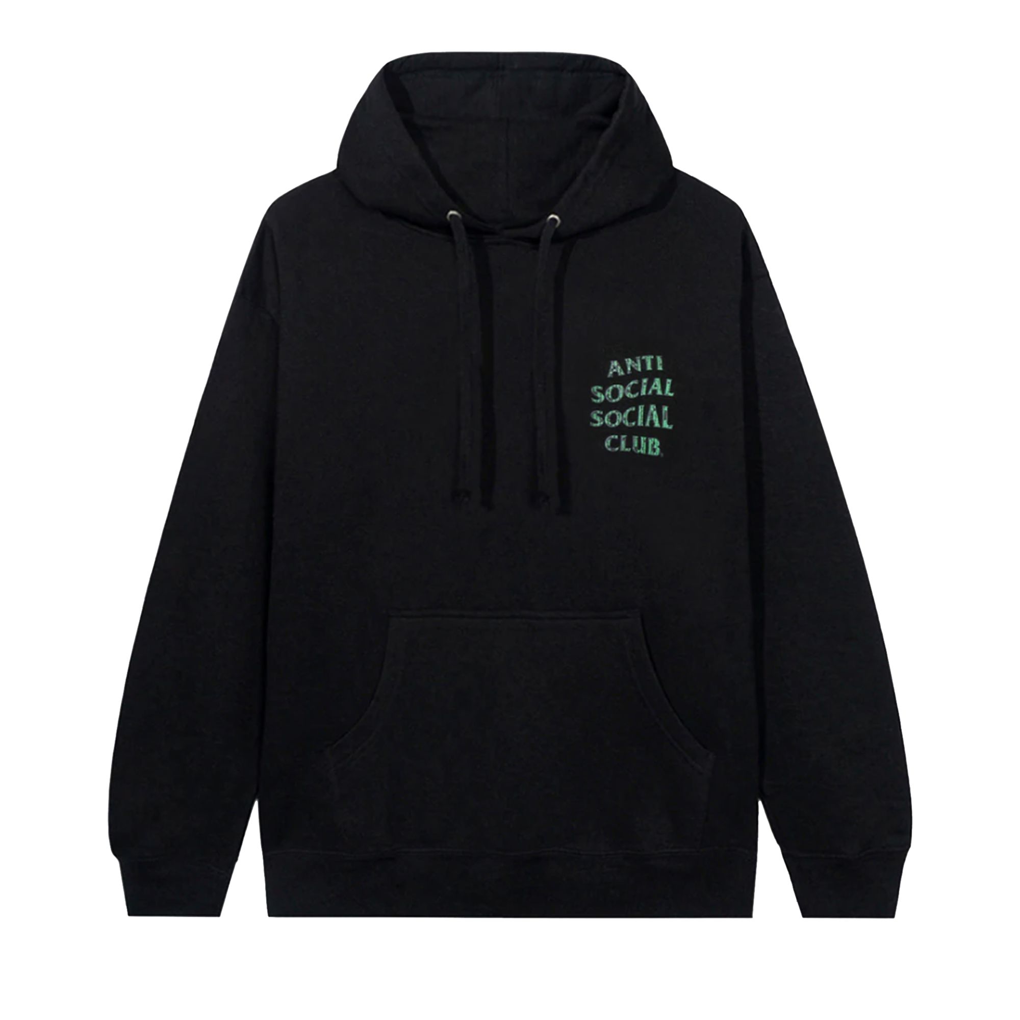 Anti Social Social Club Glitch Hoodie 'Black' | Men's Size XL