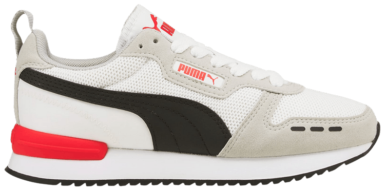 Puma R78 Jr White High Risk Red