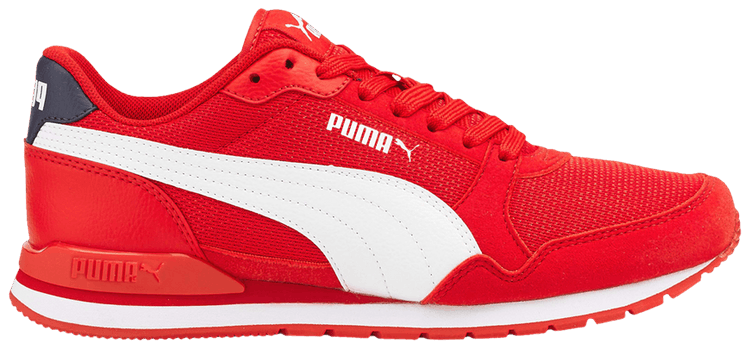 Puma ST Runner v3 Mesh Big Kid High Risk Red