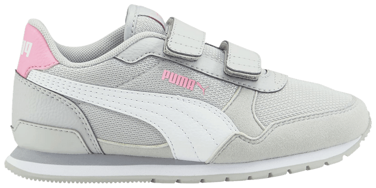 Puma ST Runner v3 Mesh V Little Kid Grey Violet Prism Pink
