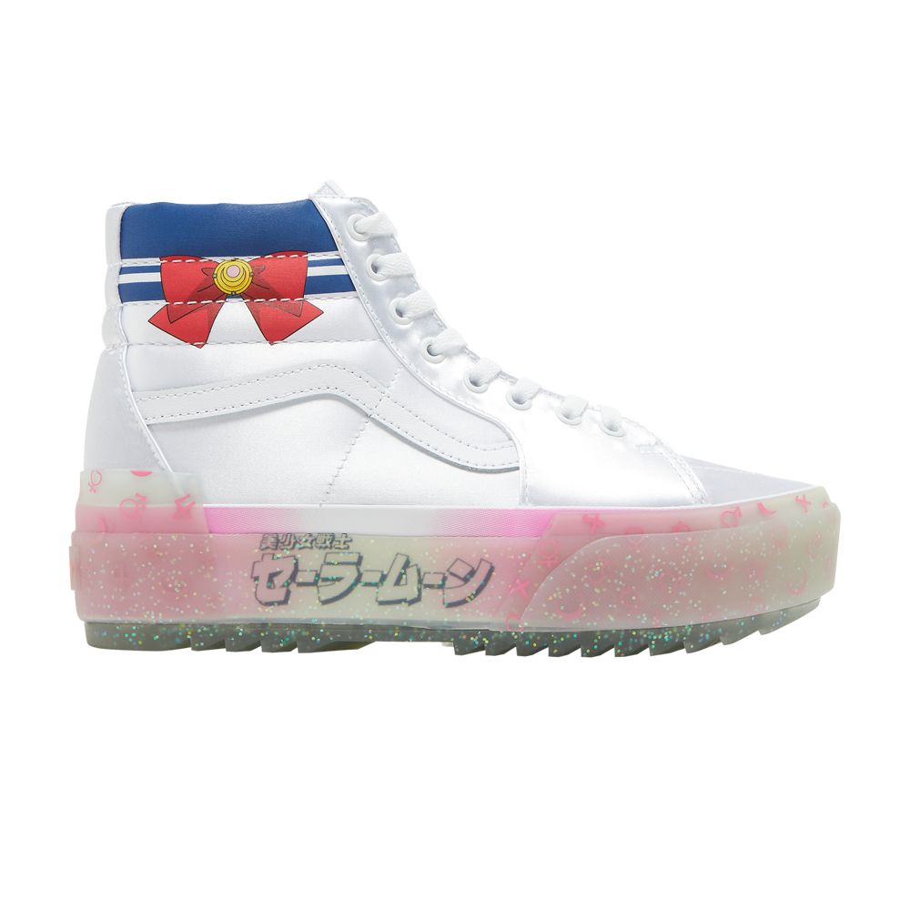 Vans Sailor Moon x Sk8-Hi Stacked 'Pretty Guardian - Silver' | White | Men's Size 6.5