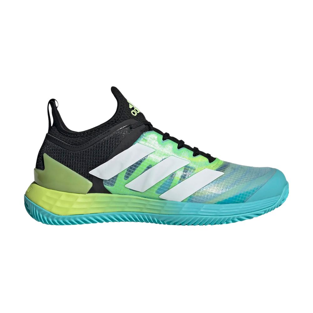 Pre-owned Adidas Originals Wmns Adizero Ubersonic 4 Clay Court 'black Pulse Lime'