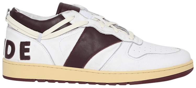 Rhude Rhecess Low 'White Maroon' | GOAT 品質検査済 RHECESS-LOW RHUDE スニーカー