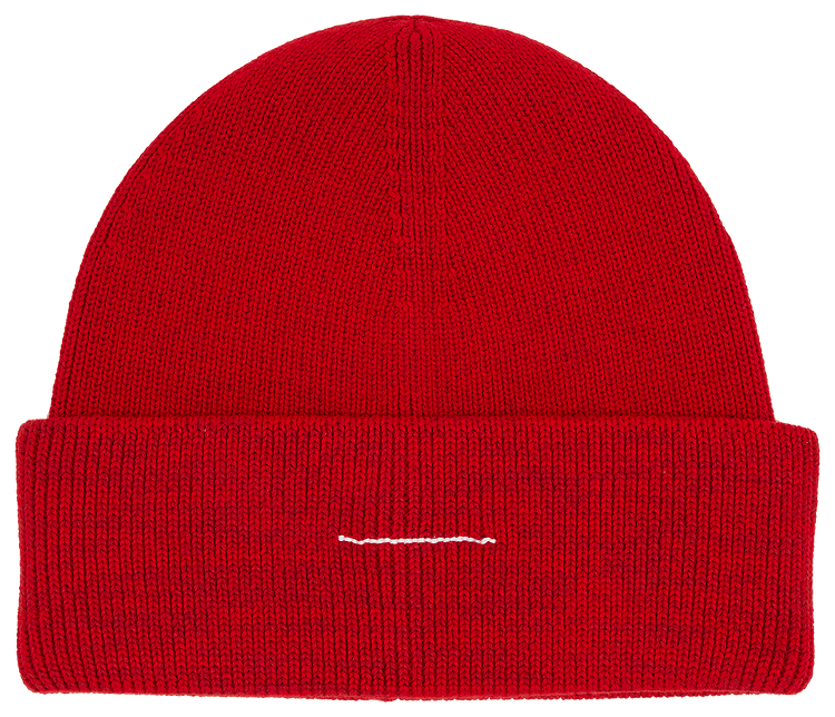 ⭐︎SALE⭐︎ MAISON MARGIELA ビーニー Maison Margiela Exclusive Off-White '6' Logo Beanie In 102