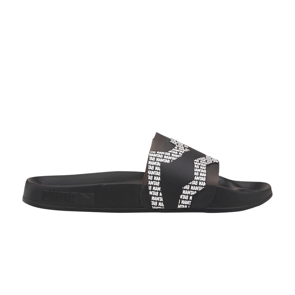 Pre-owned Puma Batman X Leadcat 2.0 Slide Big Kid 'black Iron Gate' | Kid's Size 6