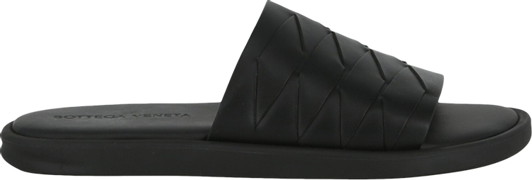 Bottega Veneta Leather Slide 'Nero'