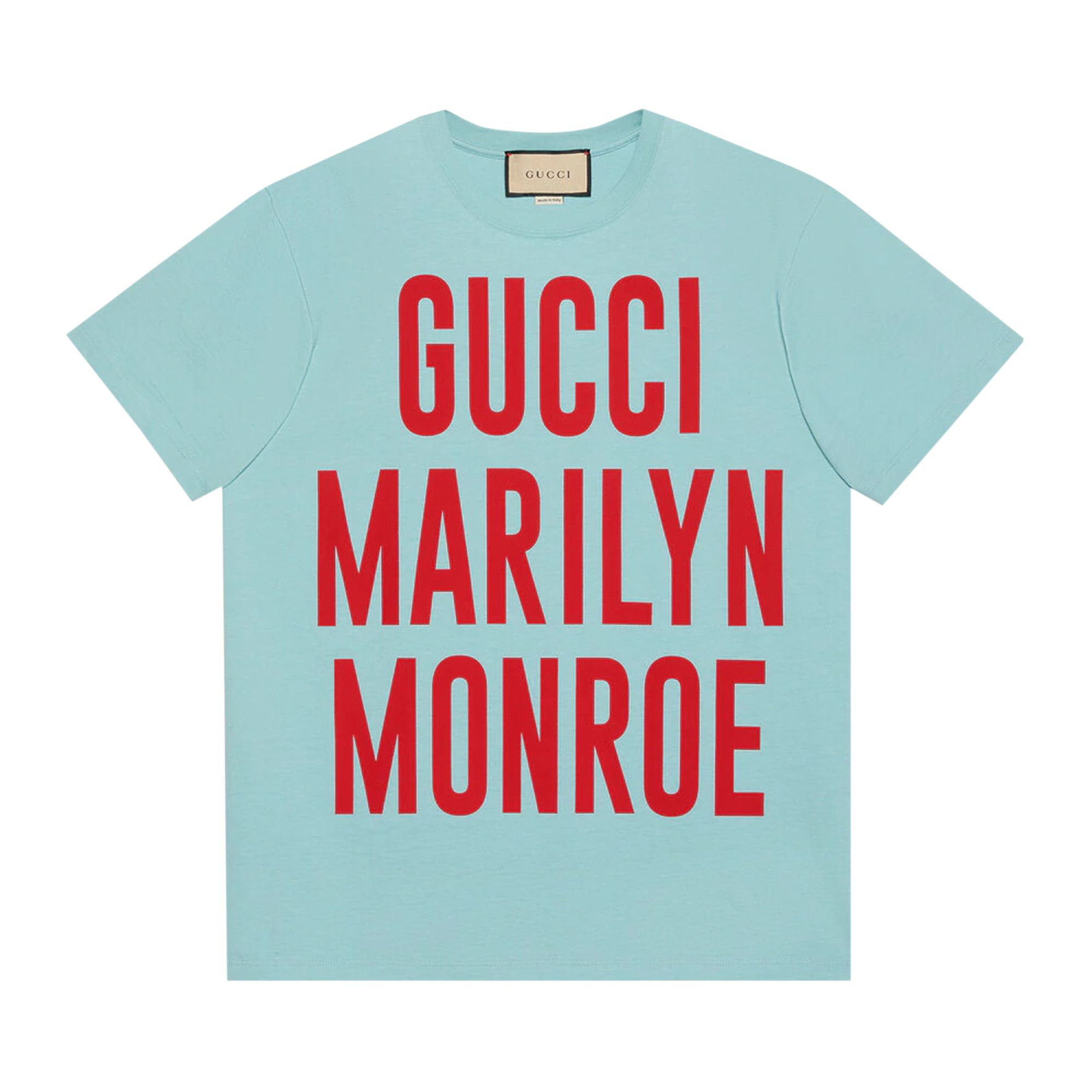 Gucci Marilyn Monroe T-Shirt 'Turquoise' | Blue | Men's Size L