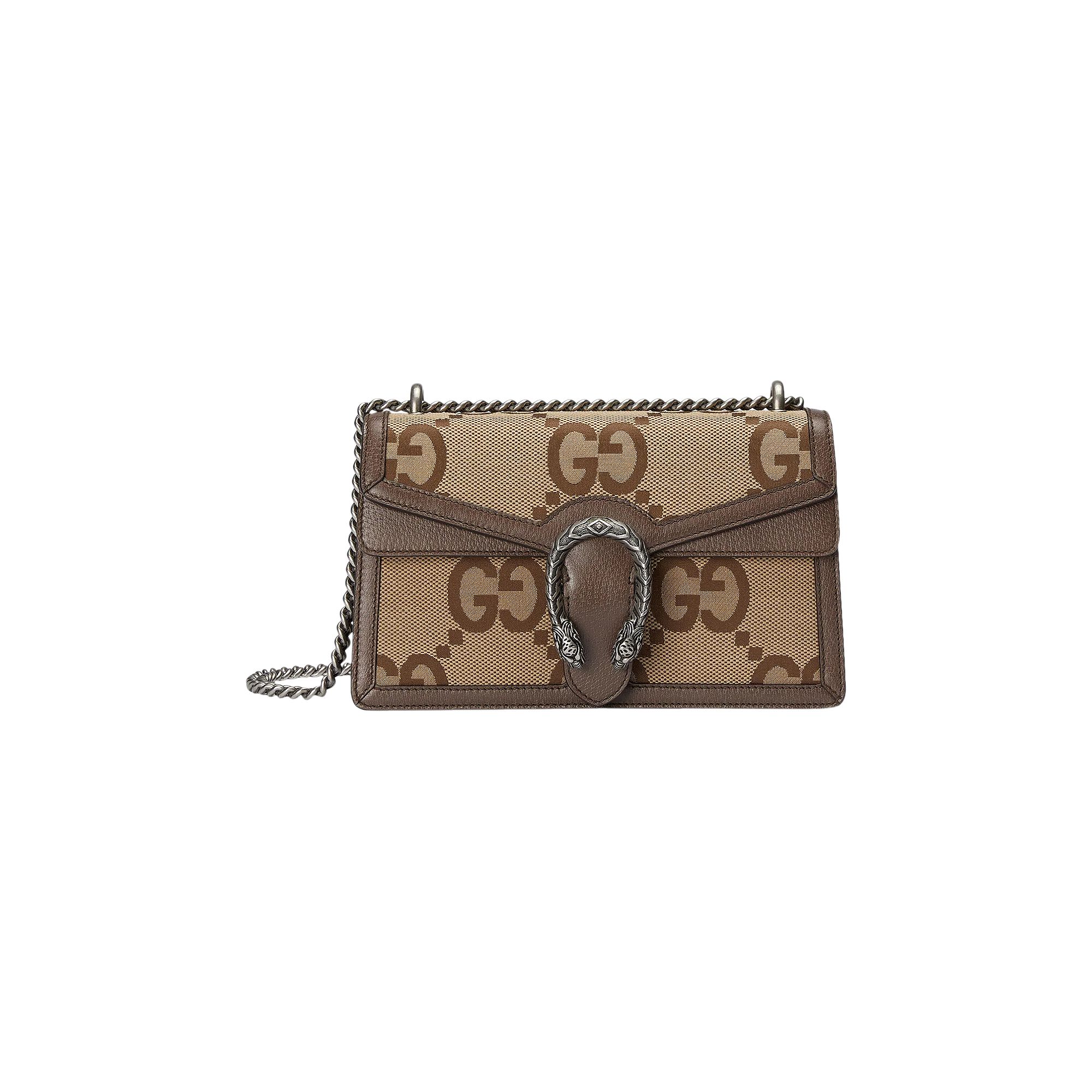 Gucci Dionysus Small Shoulder Bag 'Camel/Ebony' | Tan | Women's Size Onesize