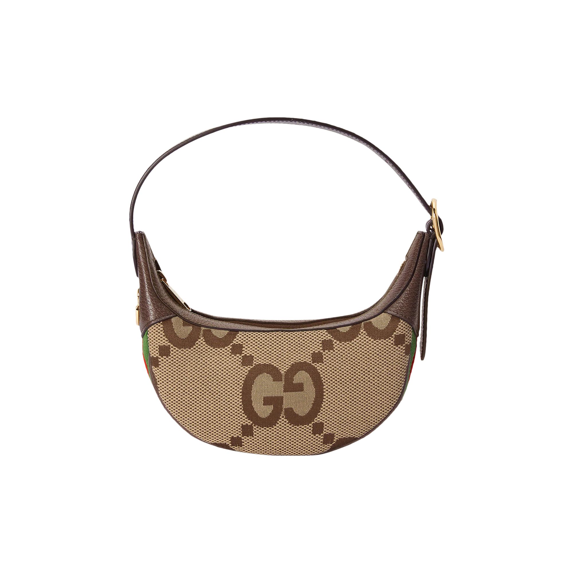 Gucci Ophidia Jumbo GG Mini Bag 'Camel/Ebony' | Tan | Women's Size Onesize