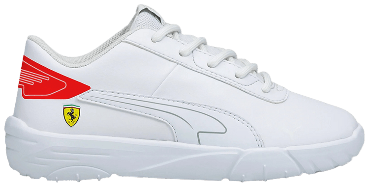 Puma Scuderia Ferrari x Drift Cat Delta Little Kid White Rosso Corsa