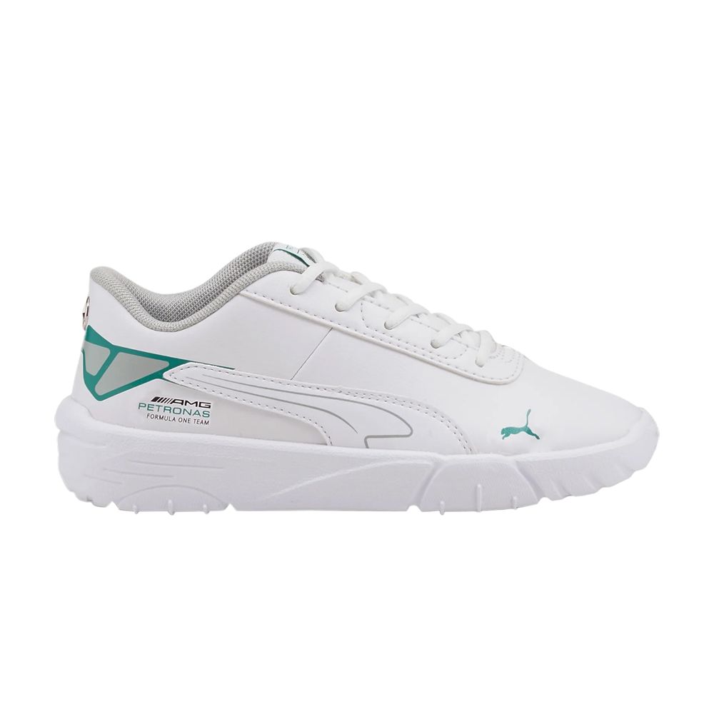 Puma Mercedes-AMG Petronas F1 x Drift Cat Delta 5 Little Kid 'White Spectra Green' | Kid's Size 11.5 - 306921-03