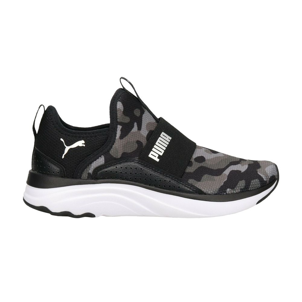 Pre-owned Puma Wmns Softride Sophia Slip-on 'black Camo' | Women's Size 10