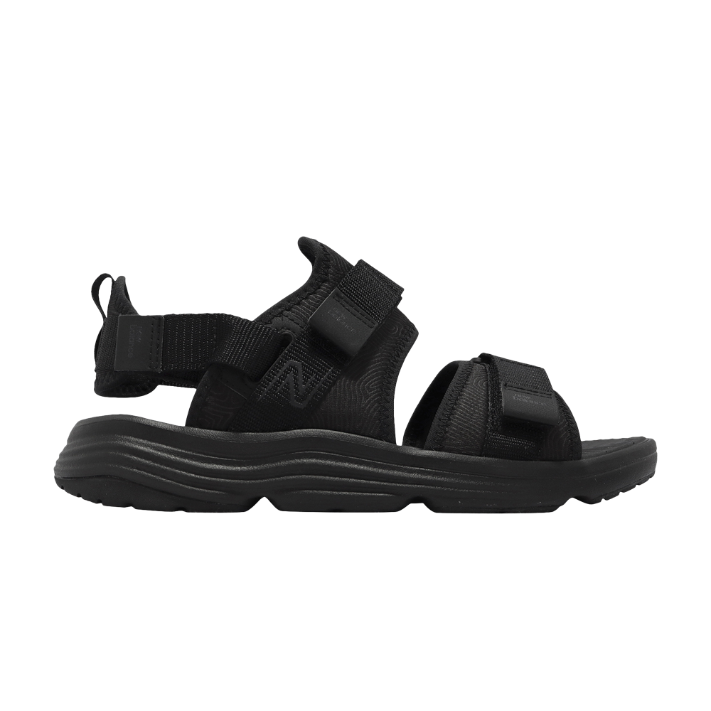 Pre-owned New Balance 750 Sandal 'triple Black'