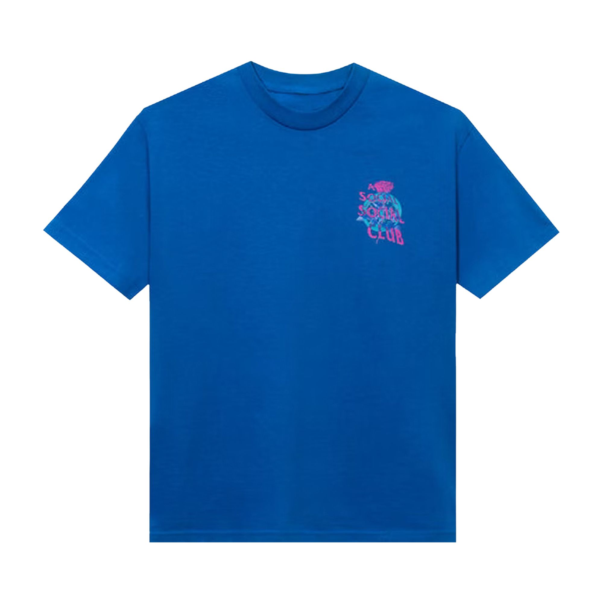 Anti Social Social Club Out Of Time Tee 'Blue' | Men's Size 2XL