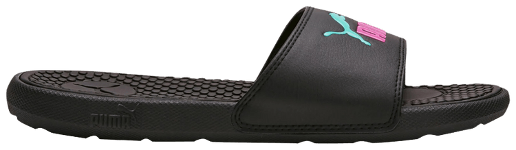 Puma Wmns Cool Cat Slides Black Luminous Pink